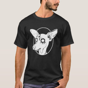 Black Metal Miniature Pinscher Pastel Goth And Dea T-Shirt