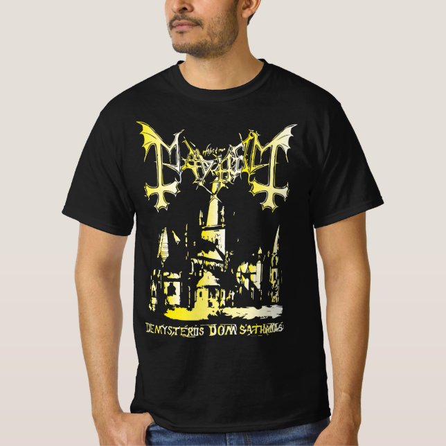 black metal music band T-Shirt (Front)