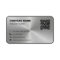 Black Metal Silver Background QR Code 
