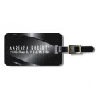 Black Metallic  Brushed Aluminium Look