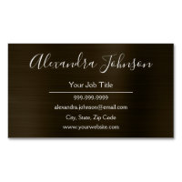 Black Metallic Foil Modern and Elegant