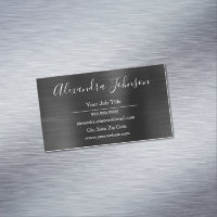 Black Metallic Foil Modern and Elegant