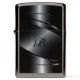 Black Metallic Geometric Design Monogram