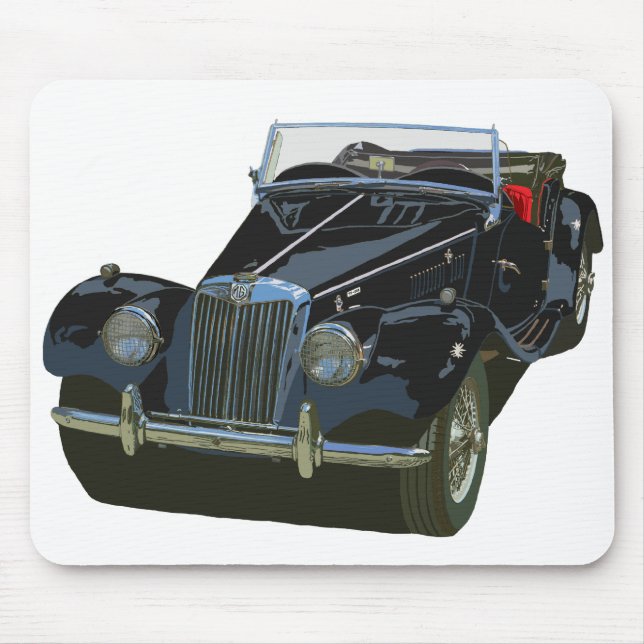 Black MG TF 1500 Mouse Pad (Front)