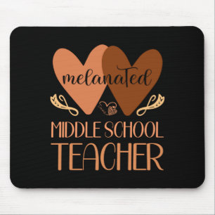 Black Middle School Teacher Black History Women Af Mouse Pad