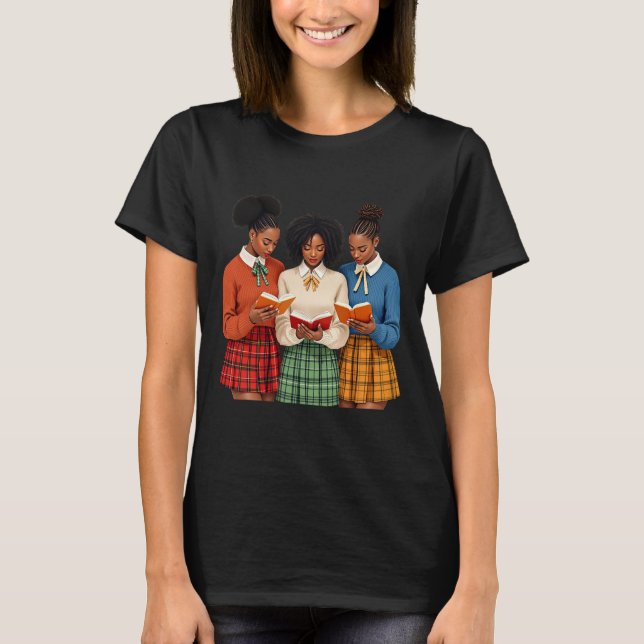Black Minds Problem Read Book Knowledge Black Hist T-Shirt (Front)