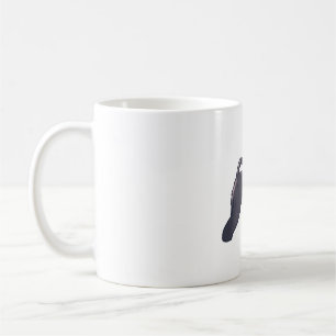 Black Miniature schnauzer dog Coffee Mug