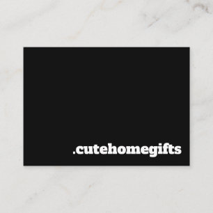 Black Minimal Modern Elegant Business Card