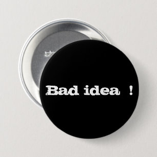 Black minimalist  button