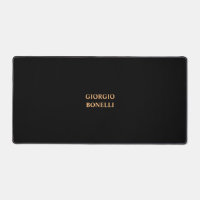 Black Minimalist Personal Modern
