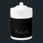 Black Minimalist Plain Modern Own Name Calligraphy<br><div class="desc">This product was very good and I love how easy it is for customise design. The design was very simple so I'm very pleased when I create.</div>