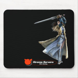 black mirgirl mat mouse pad