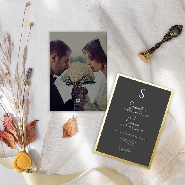 Black Modern Elegant Minimal Photo (Creator Uploaded)