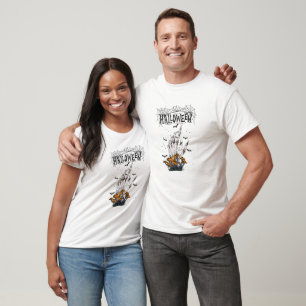 Black Modern Halloween T-Shirt
