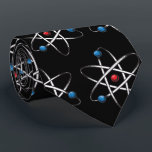 Black Molecule Atom Pattern Teacher Science Tie<br><div class="desc">Elevate your style with a touch of science. This sleek black tie features a repeating molecule and atomic model pattern—perfect for science teachers, lab professionals, chemists, or anyone with a passion for STEM. The classic atomic design brings classroom charm to your wardrobe, while the neutral black base keeps it versatile...</div>