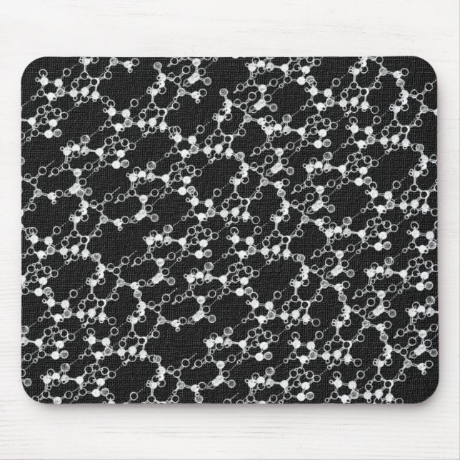 Black Molecule Mousepad (Front)