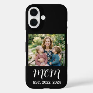 Black Mom Established Script iPhone / iPad case