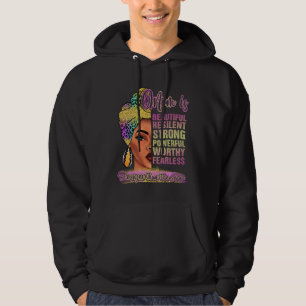 Black Mom Queen Melanin Afro African Mama Mothers  Hoodie