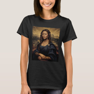 Black Mona Lisa Black History African Queen T-Shirt