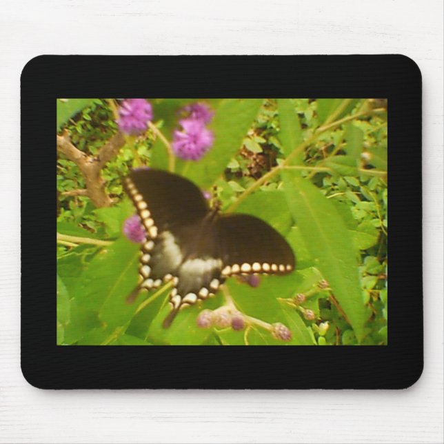 Black Monarch Mouse Pad (Front)