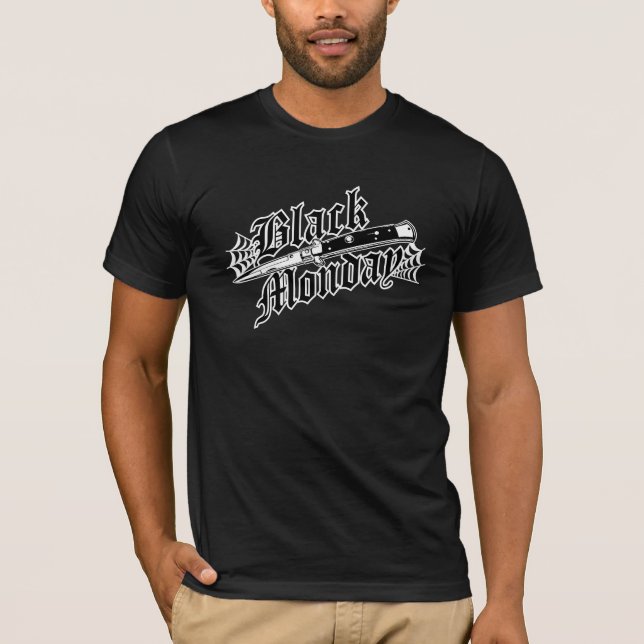 Black Monday Switchblade t-shirt (Front)
