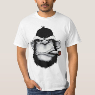 Black Monkey Smoking T-Shirt