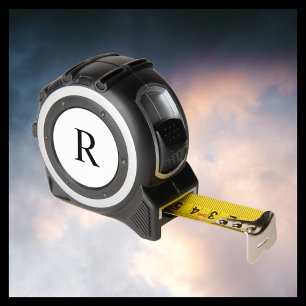 Black Monogram on White Handyman Gift Tool 1