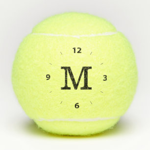 Black Monogram Professional Modern #20 Tennis Balls