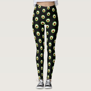 Black Monster Eye Leggings