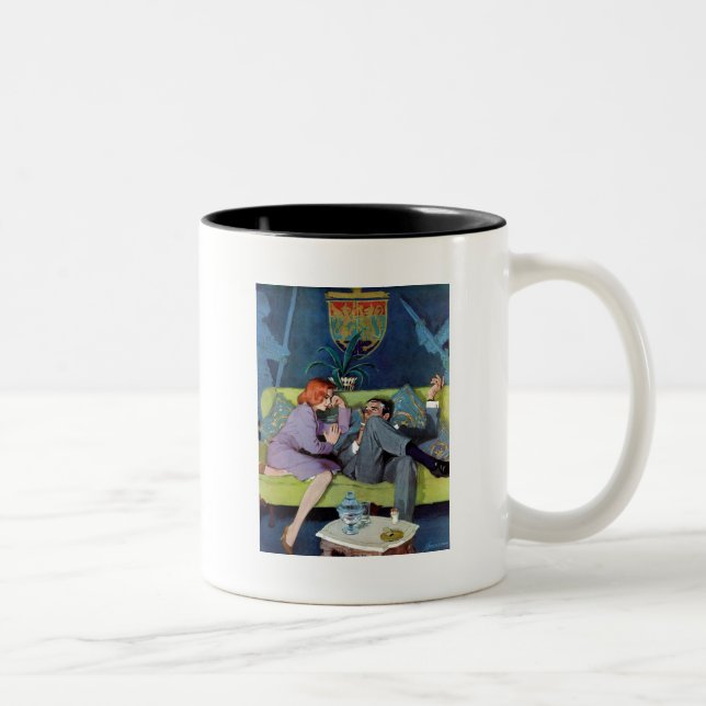 Black Monte's Last Raid Two-Tone Coffee Mug (Right)
