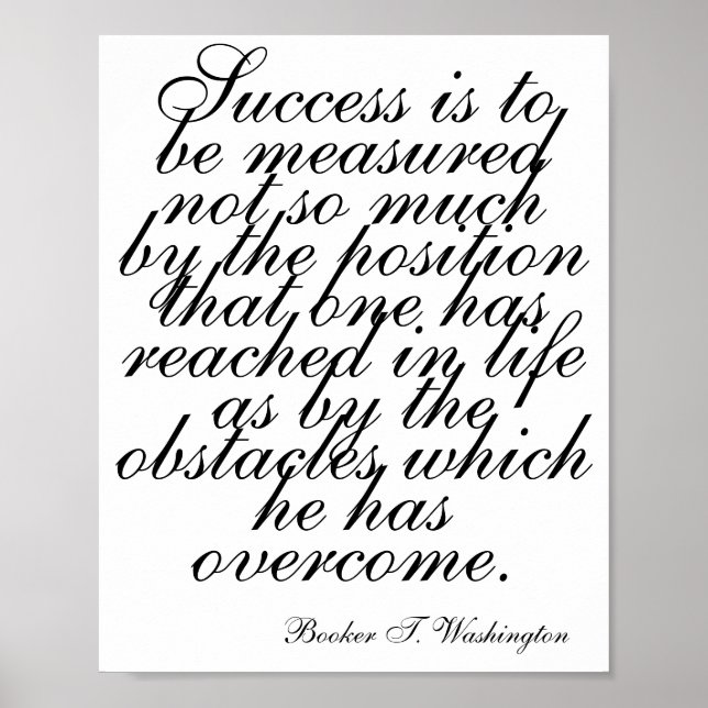 Black month Wall Inspiration, Motivational Quote,  Poster (Front)