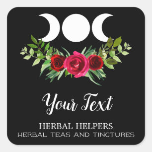 Black Moon Herbal Medicine Labels