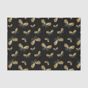 Black Moth Butterfly Pattern Tissue Paper