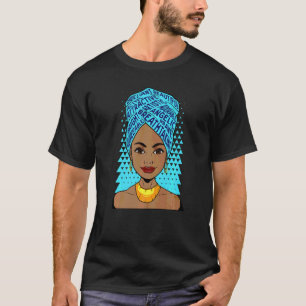 Black Mother Teacher Nurse Educated Sista Melanin T-Shirt