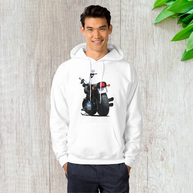 Black Motorcycle Mens Hoodie (Creator Uploaded)