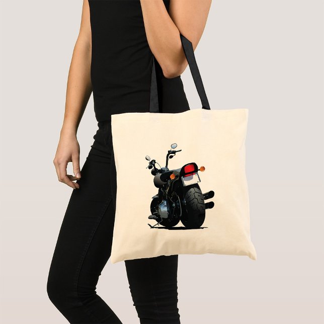 Black Motorcycle Tote Bag (Creator Uploaded)