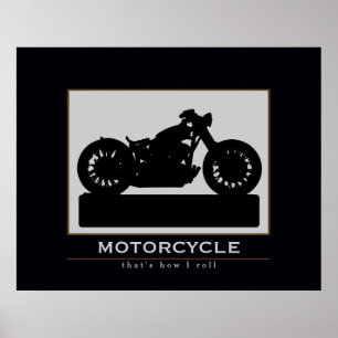 Black Motorcycle wall decor