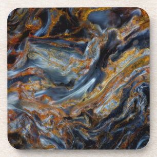 Black Mottled Pietersite Coaster