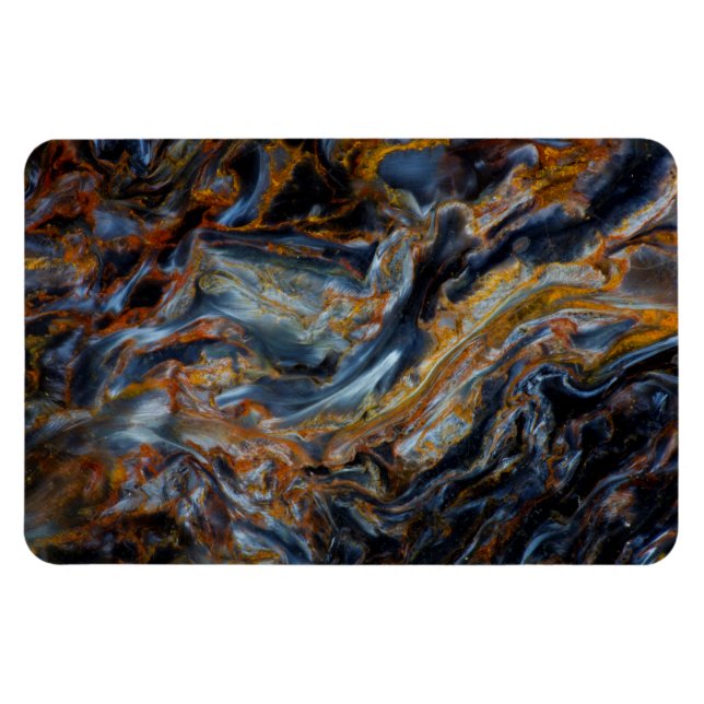 Black Mottled Pietersite Magnet (Horizontal)