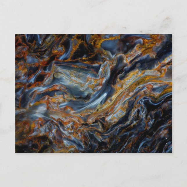 Black Mottled Pietersite Postcard (Front)