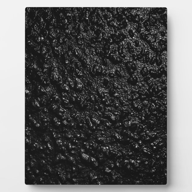 Black Mottled Texture Plaque (Front)