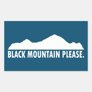 Black Mountain New Hampshire Please Rectangular Sticker