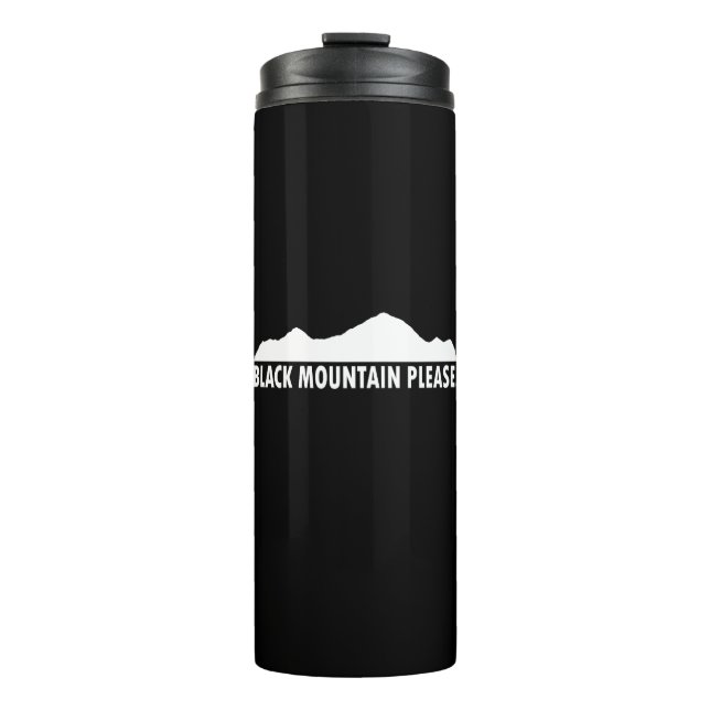 Black Mountain New Hampshire Please Thermal Tumbler (Front)