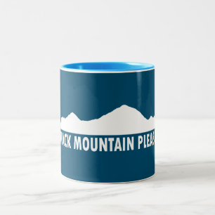 Black Mountain New Hampshire Please Two-Tone Coffee Mug
