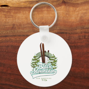 Black Mountain New Hampshire Ski logo. Key Ring