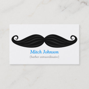 Black Moustache Bizcard Business Card