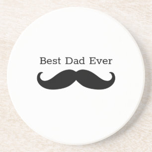 Black Moustache Coaster