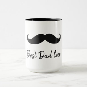 Black Moustache Mug