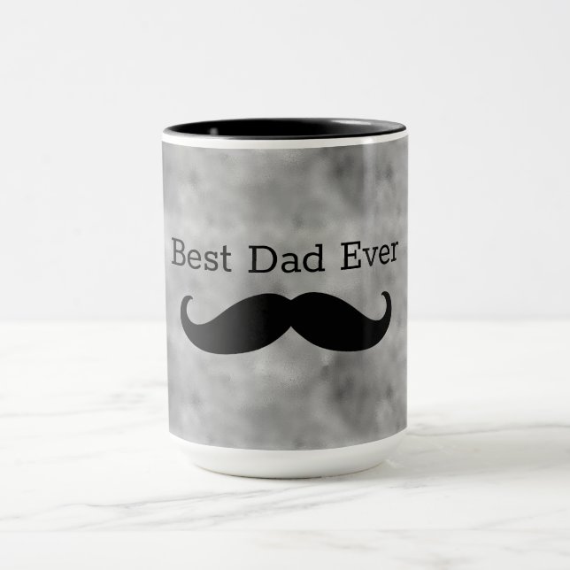 Black Moustache Mug (Center)