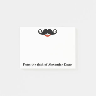 Black Moustache Post-it Notes